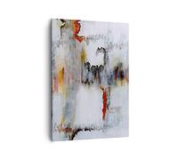 ARTTOR Cuadro sobre Lienzo 50x70 cm Moderno Vertical Abstracto Arte - 3676