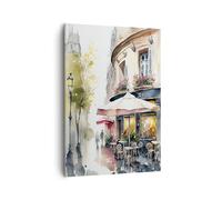 ARTTOR Cuadro sobre Lienzo 50x70 cm Moderno Vertical Ciudades Arte - 6177