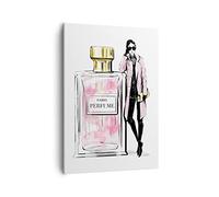 Lienzos decorativos Perfume Mujer Elegancia Cuadro Sobre Lienzo Moderno Vertical 50x70cm Cuadros Decoracion Salon Dormitorio Cocina Cuadros Pared Imágenes Wall Art Prints Decor Canvas PA50x70-5144