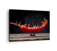 ARTTOR Cuadro sobre Lienzo 70x50cm Moderno Horizontal Cocina - 3193