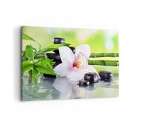 ARTTOR Cuadros Decoracion Salon flor orquídea Lienzos decorativos 120x80cm Cuadro Sobre Lienzo Moderno Dormitorio Cocina Cuadros Pared Imágenes Wall Art Prints Decor Canvas Grande XXL AA120x80-3659