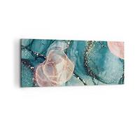 ARTTOR Cuadros Decoracion Salon Líquido Oro Rosa Lienzos decorativos 120x50cm Cuadro Sobre Lienzo Moderno Dormitorio Cocina Cuadros Pared Imágenes Wall Art Prints Decor Canvas Grande AB120x50-4817