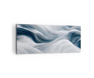 ARTTOR Cuadros Decoracion Salon Polar Rodando Ondas Lienzos decorativos 120x50cm Cuadro Sobre Lienzo Moderno Dormitorio Cocina Cuadros Pared Imágenes Wall Art Prints Decor Canvas Grande AB120x50-5979
