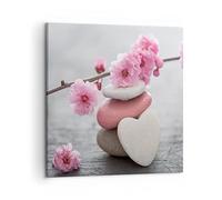 ARTTOR Cuadros Decoracion Salon yoga femenino flor salud Lienzos decorativos 50x50cm Cuadro Sobre Lienzo Moderno Dormitorio Cocina Cuadros Pared Imágenes Wall Art Prints Decor Canvas AC50x50-3178