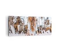 ARTTOR Lienzo Decorativo 120x50cm Moderno Panorámico Personas Viajes - 5115 | Prado Mujer Césped Cuadro sobre Lienzo Grande Arte mural Decoración del Hogar Salón Dormitorio Oficina Cuadros de Pared