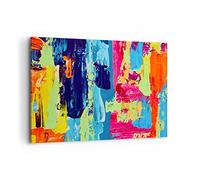 Cuadros Decoracion Salon Abstracción diseño gráficos Lienzos decorativos 120x80cm Cuadro Sobre Lienzo Moderno Dormitorio Cocina Cuadros Pared Imágenes Wall Art Prints Decor Grande XXL AA120x80-3131