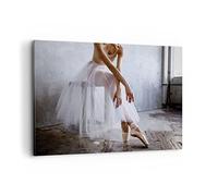 ARTTOR Lienzo Decorativo 120x80cm Moderno Horizontal Personas Música - 4970