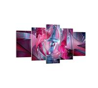ARTTOR Lienzo Decorativo 160x85cm Moderno Tríptico Abstracto - 2333 | Química Cibernética Abstracción Cuadro sobre Lienzo Grande Arte mural Decoración del Hogar Salón Dormitorio Cuadros de Pared