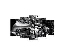 ARTTOR Lienzo Decorativo 160x85cm Moderno Tríptico Coches - 1395