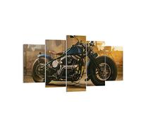 ARTTOR Lienzo Decorativo 160x85cm Moderno Tríptico Coches Vintage - 4233