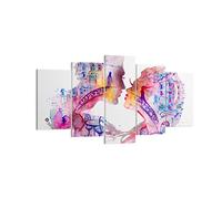 ARTTOR Lienzo Decorativo 160x85cm Moderno Tríptico Personas Arte - 3132 | Pareja Amar Mujer Cuadro sobre Lienzo Grande Arte mural Decoración del Hogar Salón Dormitorio Cocina Oficina Cuadros de Pared