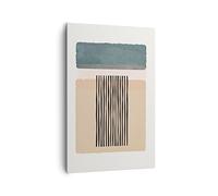 ARTTOR Lienzo Decorativo 80x120 cm Moderno Vertical Abstracto Pastel - 5034