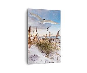 ARTTOR Lienzo Decorativo 80x120 cm Moderno Vertical Paisajes Marino - 4902