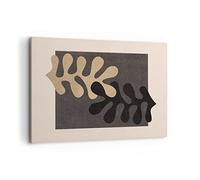 ARTTOR Lienzos decorativos 100x70cm Cuadro Sobre Lienzo Moderno Hojas Forma Figura Grande Dormitorio Cocina Cuadros Pared Imágenes Cuadros Decoracion Salon Wall Art Prints Decor Canvas AA100x70-5131