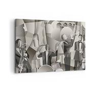 ARTTOR Lienzos decorativos 100x70cm Cuadro Sobre Lienzo Moderno jazz musica musico Grande Dormitorio Cocina Cuadros Pared Imágenes Cuadros Decoracion Salon Wall Art Prints Decor Canvas AA100x70-4119