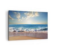 ARTTOR Lienzos decorativos 100x70cm Cuadro Sobre Lienzo Moderno mar orilla agua Grande Dormitorio Cocina Cuadros Pared Imágenes Cuadros Decoracion Salon Wall Art Prints Decor Canvas AA100x70-3551