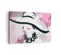 ARTTOR Lienzos decorativos 100x70cm Cuadro Sobre Lienzo Moderno mujer abstracción Grande Dormitorio Cocina Cuadros Pared Imágenes Cuadros Decoracion Salon Wall Art Prints Decor Canvas AA100x70-3690