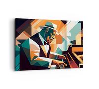 ARTTOR Lienzos decorativos 100x70cm Cuadro Sobre Lienzo Moderno Piano Piano Cubismo Grande Dormitorio Cocina Cuadros Pared Imágenes Cuadros Decoracion Salon Wall Art Prints Decor Canvas AA100x70-5855