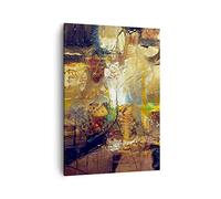 ARTTOR Lienzos decorativos abstracción moderna Cuadro Sobre Lienzo Moderno Vertical 50x70cm Cuadros Decoracion Salon Dormitorio Cocina Cuadros Pared Imágenes Wall Art Prints Decor Canvas PA50x70-3483