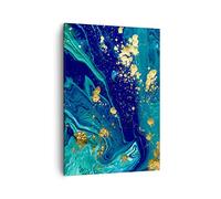 ARTTOR Lienzos decorativos abstracción moderna Cuadro Sobre Lienzo Moderno Vertical 50x70cm Cuadros Decoracion Salon Dormitorio Cocina Cuadros Pared Imágenes Wall Art Prints Decor Canvas PA50x70-3831