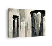 ARTTOR Lienzos decorativos Arquitectura Columna Rocas Cuadro Sobre Lienzo Moderno 70x50cm Cuadros Decoracion Salon Dormitorio Cocina Cuadros Pared Imágenes Wall Art Prints Decor Canvas AA70x50-5972