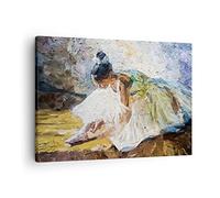 ARTTOR Lienzos decorativos Bailarina Chica Aceite Cuadro Sobre Lienzo Moderno 70x50cm Cuadros Decoracion Salon Dormitorio Cocina Cuadros Pared Imágenes Wall Art Prints Decor Canvas AA70x50-4756