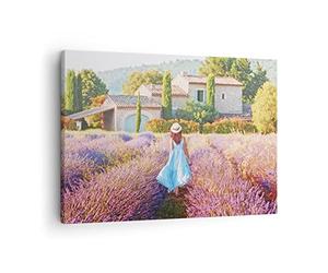 ARTTOR Lienzos decorativos Boho Brezos Mujer Cuadro Sobre Lienzo Moderno 70x50cm Cuadros Decoracion Salon Dormitorio Cocina Cuadros Pared Imágenes Wall Art Prints Decor Canvas AA70x50-4420