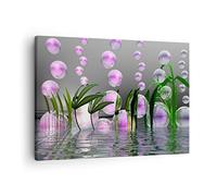 ARTTOR Lienzos decorativos Computadora gráficos burbuja Cuadro Sobre Lienzo Moderno 70x50cm Cuadros Decoracion Salon Dormitorio Cocina Cuadros Pared Imágenes Wall Art Prints Decor Canvas AA70x50-2329