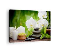 ARTTOR Lienzos decorativos Flor aromaterapia spa Cuadro Sobre Lienzo Moderno 70x50cm Cuadros Decoracion Salon Dormitorio Cocina Cuadros Pared Imágenes Wall Art Prints Decor Canvas AA70x50-2718