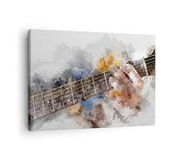 ARTTOR Lienzos decorativos guitarra música Cuadro sobre lienzo moderno 70x50cm Decoración sala dormitorio cocina Imágenes wall art prints canvas AA70x50-3448