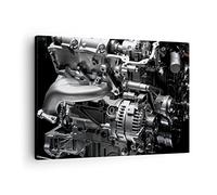 ARTTOR Lienzos decorativos Motor modos construcción Cuadro Sobre Lienzo Moderno 70x50cm Cuadros Decoracion Salon Dormitorio Cocina Cuadros Pared Imágenes Wall Art Prints Decor Canvas AA70x50-1395