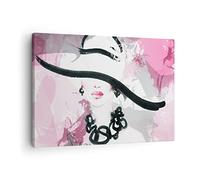 ARTTOR Lienzos decorativos mujer abstracción Cuadro Sobre Lienzo Moderno 70x50cm Cuadros Decoracion Salon Dormitorio Cocina Cuadros Pared Imágenes Wall Art Prints Decor Canvas AA70x50-3690