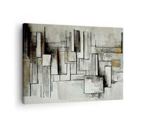 ARTTOR Lienzos decorativos Pedazo Envejecido Guiones Cuadro Sobre Lienzo Moderno 70x50cm Cuadros Decoracion Salon Dormitorio Cocina Cuadros Pared Imágenes Wall Art Prints Decor Canvas AA70x50-5984