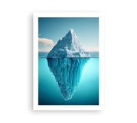 ARTTOR Moderno Cuadros Decorativo 50x70cm Poster da Parete Iceberg Agua Glaciar Cuadros Pared Imágenes Póster Sin Marco Decoracion Salon Dormitorio Cocina Wall Art Prints Decor - P2XPA50x70-5733