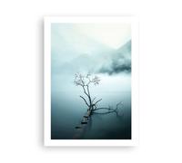 ARTTOR Moderno Cuadros Decorativo 50x70cm Poster da Parete Niebla Lago Vista Cuadros Pared Imágenes Póster Sin Marco Decoracion Salon Dormitorio Cocina Wall Art Prints Decor - P2XPA50x70-5324