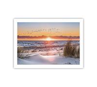 ARTTOR Moderno Cuadros Decorativo 70x50cm Poster de Pared Sol Playa Aves Cuadros Pared Imágenes Póster Sin Marco Decoracion Salon Dormitorio Cocina Wall Art Prints Decor P2XAA70x50-4727