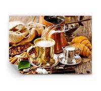 ARTTOR Papel pintado de papel no tejido Standard - Café Gastronomía Cocina - 200x140 cm - Fotomurales XXL Moderna Decorativos Papel tapiz fotográfico Dormitorio Para la sala - WF1AA200x140-5217