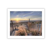 ARTTOR Póster 50x40 cm Sin Marco Paisajes Marino - 4219 - P2X | Oeste Sol Duna Moderno Cuadros de Pared Decoración Cuadro Decorativo Salón Dormitorio Cocina Lámina Cuadros de Pared ARTTOR