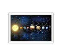 ARTTOR Poster de Pared cosmos planeta Póster Sin Marco 91x61cm Moderno Cuadros Decorativo Decoracion Salon Dormitorio Cocina Cuadros Pared Imágenes Wall Art Prints Decor P2XAA91x61-3650