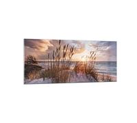 Decoracion Salon Oeste En La Playa Vidrios decorativos 120x50cm Cuadro Sobre Vidrio Moderno Dormitorio Cocina Cuadros Pared Impresiones Impresión en Cristal Wall Art Prints Grande GAB120x50-4710