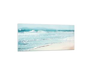 ARTTOR Vidrio Decorativo 120x50cm Moderno Panorámico Paisajes Marino - 5084