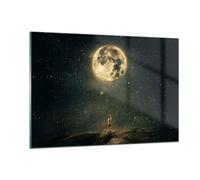 ARTTOR Vidrio Decorativo 120x80cm Moderno Horizontal Fantasy Espacio - 5249