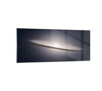 ARTTOR Vidrios decorativos 100x40cm Cuadro Sobre Vidrio Moderno Galaxia Cosmos Universo Grande Cocina Cuadros Pared Impresiones Decoracion Salon Impresión en Cristal Wall Art Prints GAB100x40-5263