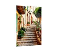 ARTTOR Vidrios decorativos 70x100cm Cuadro Sobre Vidrio Moderno España Ciudad Arquitectura Grande Cocina Cuadros Pared Impresiones Decoracion Salon Impresión en Cristal Wall Art Prints GPA70x100-6036