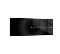 ARTTOR Vidrios decorativos Avión Viaje Velocidad Cuadro Sobre Vidrio Moderno 140x50cm Decoracion Salon Cocina Cuadros Pared Impresiones Grande XXL Impresión en Cristal Wall Art Prints GAB140x50-5256