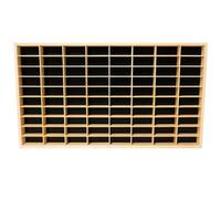 ArtTwist - Escaparate para colección con 80 compartimentos | Armario de pared 78,5 cm x 40 cm x 4 cm para Hot Wheels o Matchbox | Etagere Figura (negro)