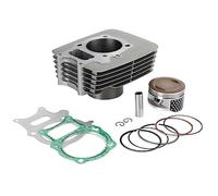 Artudatech Kit de Cilindro y pistón Kit de Cilindro Big bore 74mm Cylinder Jug Barrel 267.5cc Fit for Honda TRX 250EX 250X Recon 250 Top End Rebuild Repair Kit Piston Gaskets