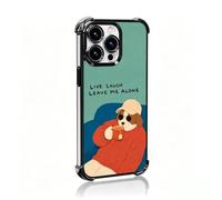 Artudatech Live an Optimistic Life Four-Corner airbags Anti-Fall Phone Case for iPhone 14 Plus