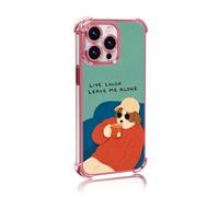 Artudatech Live an Optimistic Life Four-Corner airbags Anti-Fall Phone Case for iPhone 14 Plus