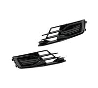 Artudatech Parrilla del parachoques delantero 2PCS Apto para Audi A6 C7 2014-2018 Black